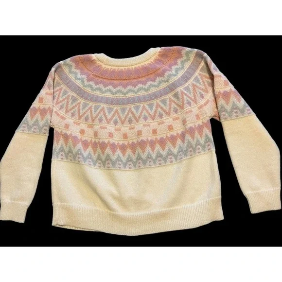 NWT Grace+Karma Love Yourself Knit Sweater Women's Cream 1X - Picture 2 of 11